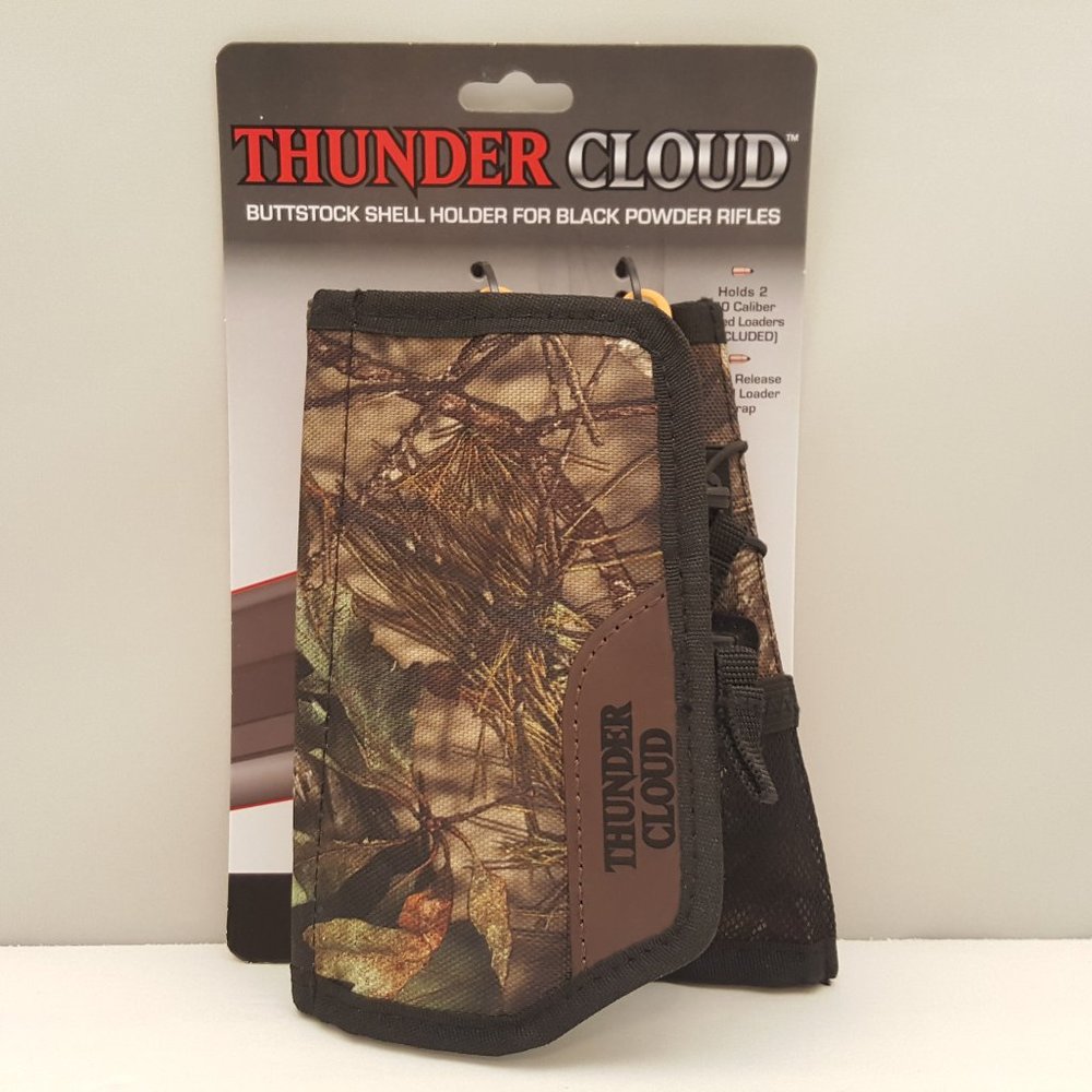 THUNDER CLOUD Buttstock Shell Holder for Black Powder Rifles | Camo | 87131A